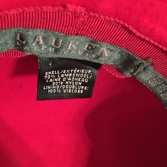 Ralph Lauren wool cloche hat - Picture 6 of 7